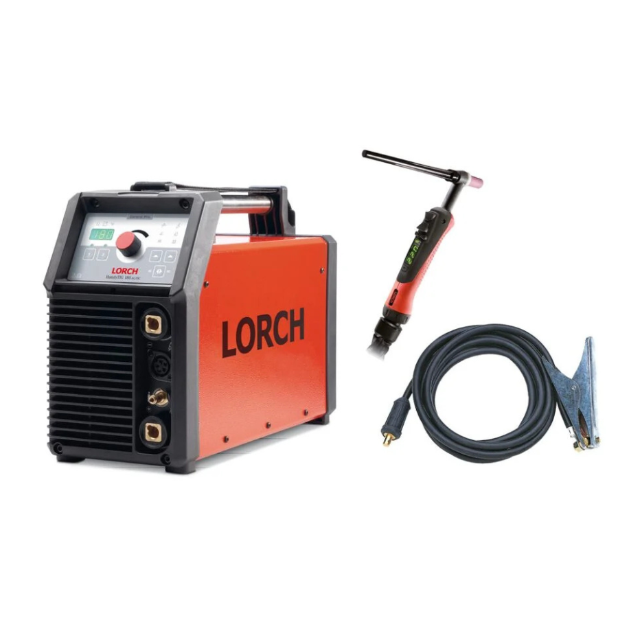 Lorch HandyTIG 180 AC/DC mit Powermaster-Fernregelbrenner für Werkstattfertigung