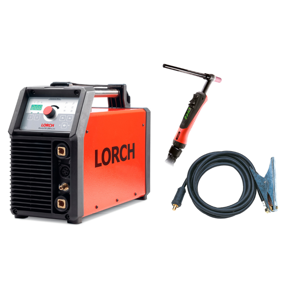 Lorch HandyTIG 200 AC/DC WIG-Inverter mit Powermaster-Fernregelbrenner