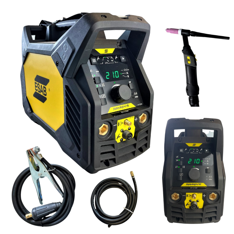 ESAB Renegade ET 210iP kompakter WIG-Inverter mit TA36 Digitalsteuerung