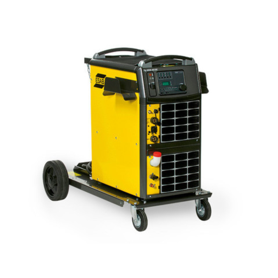 ESAB Origo Tig 4300iW AC/DC Schweißinverter mit TA24-Bedienfeld und Fahrwagen
